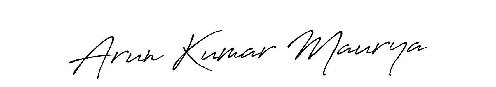 if you are searching for the best signature style for your name Arun Kumar Maurya. so please give up your signature search. here we have designed multiple signature styles  using Antro_Vectra_Bolder. Arun Kumar Maurya signature style 7 images and pictures png