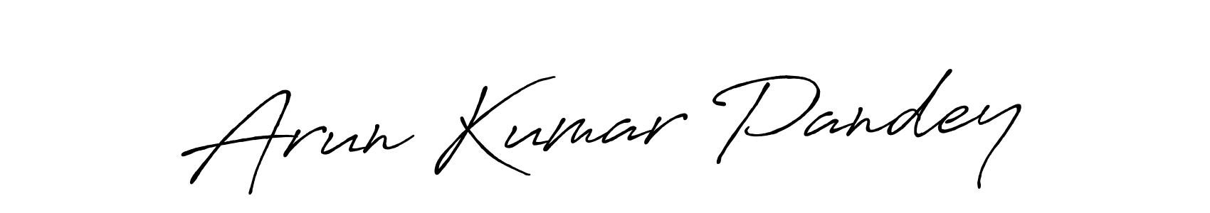 Make a short Arun Kumar Pandey signature style. Manage your documents anywhere anytime using Antro_Vectra_Bolder. Create and add eSignatures, submit forms, share and send files easily. Arun Kumar Pandey signature style 7 images and pictures png