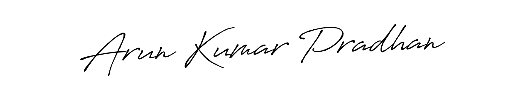 Also You can easily find your signature by using the search form. We will create Arun Kumar Pradhan name handwritten signature images for you free of cost using Antro_Vectra_Bolder sign style. Arun Kumar Pradhan signature style 7 images and pictures png