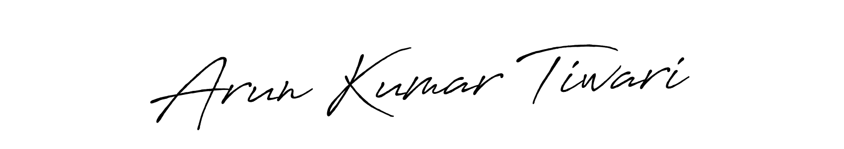 How to make Arun Kumar Tiwari signature? Antro_Vectra_Bolder is a professional autograph style. Create handwritten signature for Arun Kumar Tiwari name. Arun Kumar Tiwari signature style 7 images and pictures png