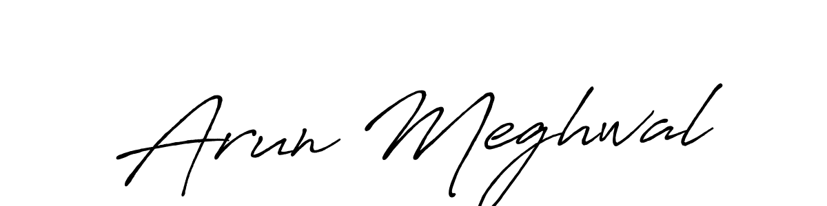 Best and Professional Signature Style for Arun Meghwal. Antro_Vectra_Bolder Best Signature Style Collection. Arun Meghwal signature style 7 images and pictures png