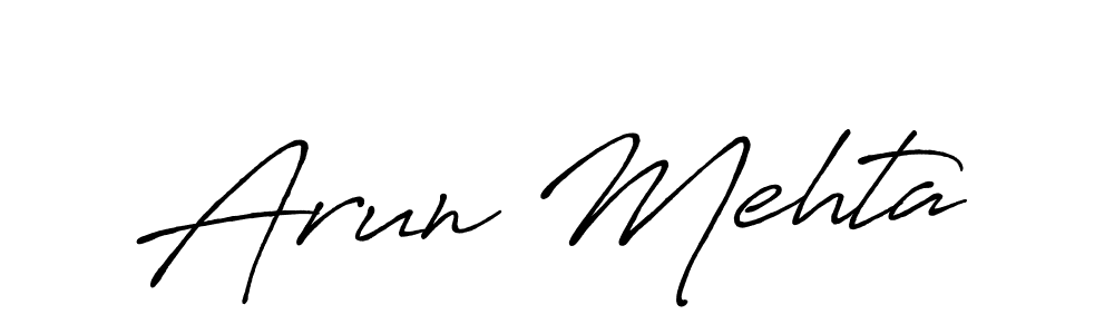 How to Draw Arun Mehta signature style? Antro_Vectra_Bolder is a latest design signature styles for name Arun Mehta. Arun Mehta signature style 7 images and pictures png