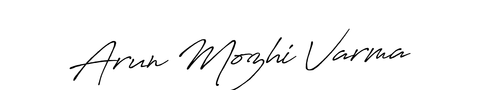 How to make Arun Mozhi Varma signature? Antro_Vectra_Bolder is a professional autograph style. Create handwritten signature for Arun Mozhi Varma name. Arun Mozhi Varma signature style 7 images and pictures png