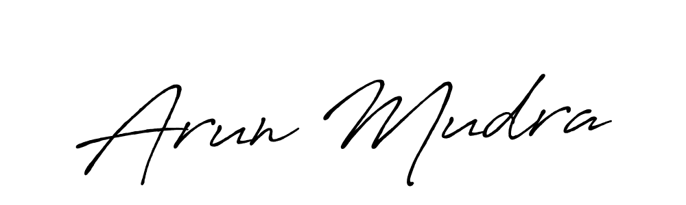 It looks lik you need a new signature style for name Arun Mudra. Design unique handwritten (Antro_Vectra_Bolder) signature with our free signature maker in just a few clicks. Arun Mudra signature style 7 images and pictures png