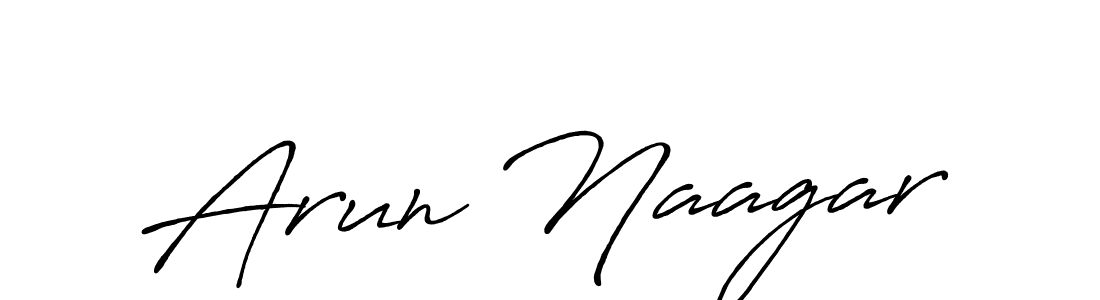 The best way (Antro_Vectra_Bolder) to make a short signature is to pick only two or three words in your name. The name Arun Naagar include a total of six letters. For converting this name. Arun Naagar signature style 7 images and pictures png