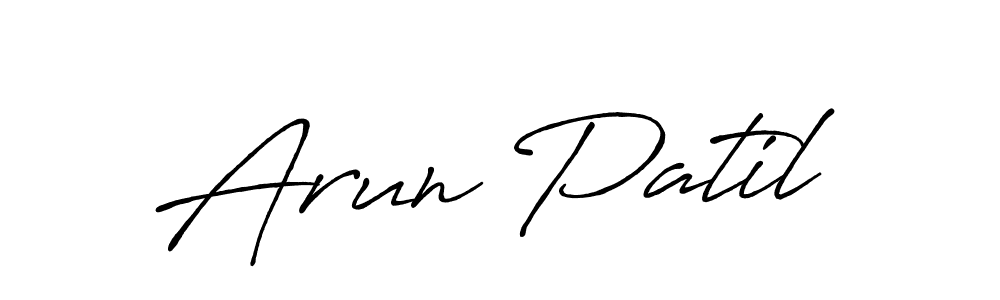 Make a beautiful signature design for name Arun Patil. Use this online signature maker to create a handwritten signature for free. Arun Patil signature style 7 images and pictures png