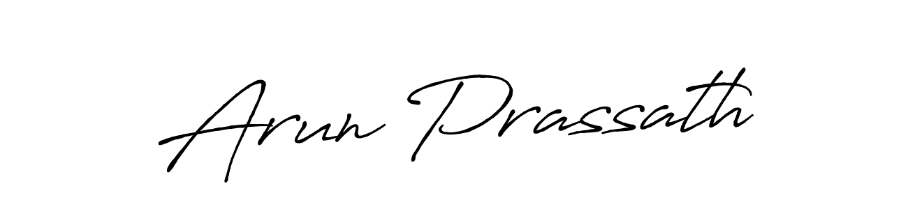 Arun Prassath stylish signature style. Best Handwritten Sign (Antro_Vectra_Bolder) for my name. Handwritten Signature Collection Ideas for my name Arun Prassath. Arun Prassath signature style 7 images and pictures png