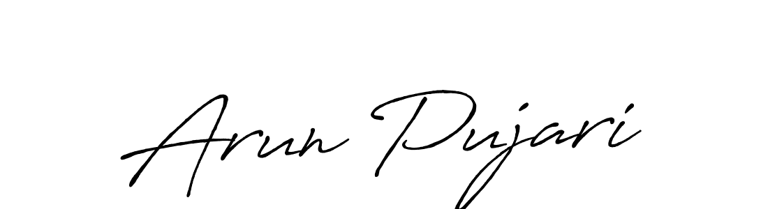 You can use this online signature creator to create a handwritten signature for the name Arun Pujari. This is the best online autograph maker. Arun Pujari signature style 7 images and pictures png