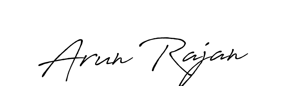 Similarly Antro_Vectra_Bolder is the best handwritten signature design. Signature creator online .You can use it as an online autograph creator for name Arun Rajan. Arun Rajan signature style 7 images and pictures png