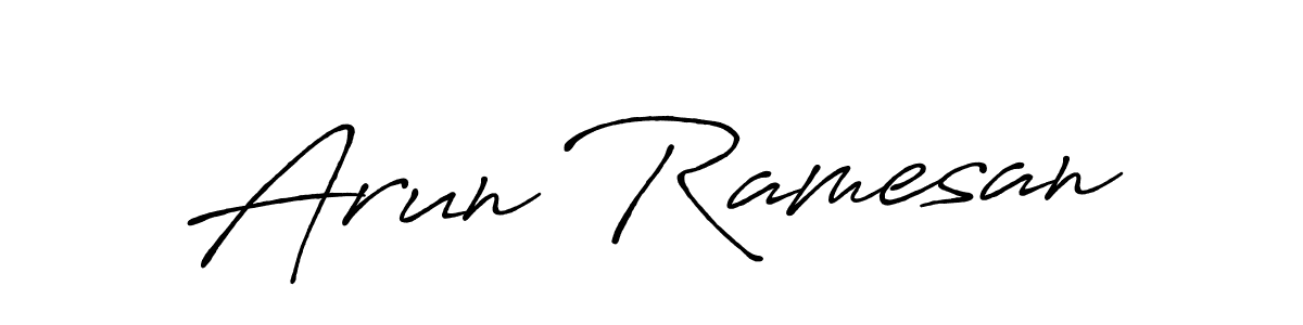 Also You can easily find your signature by using the search form. We will create Arun Ramesan name handwritten signature images for you free of cost using Antro_Vectra_Bolder sign style. Arun Ramesan signature style 7 images and pictures png
