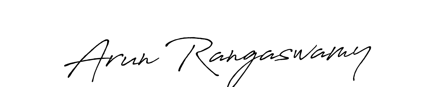 You should practise on your own different ways (Antro_Vectra_Bolder) to write your name (Arun Rangaswamy) in signature. don't let someone else do it for you. Arun Rangaswamy signature style 7 images and pictures png