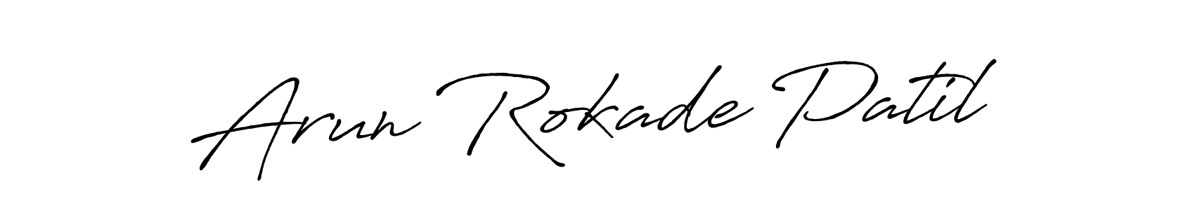 Here are the top 10 professional signature styles for the name Arun Rokade Patil. These are the best autograph styles you can use for your name. Arun Rokade Patil signature style 7 images and pictures png