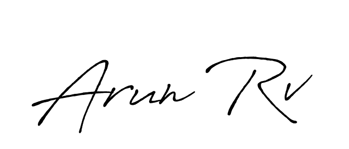 Similarly Antro_Vectra_Bolder is the best handwritten signature design. Signature creator online .You can use it as an online autograph creator for name Arun Rv. Arun Rv signature style 7 images and pictures png