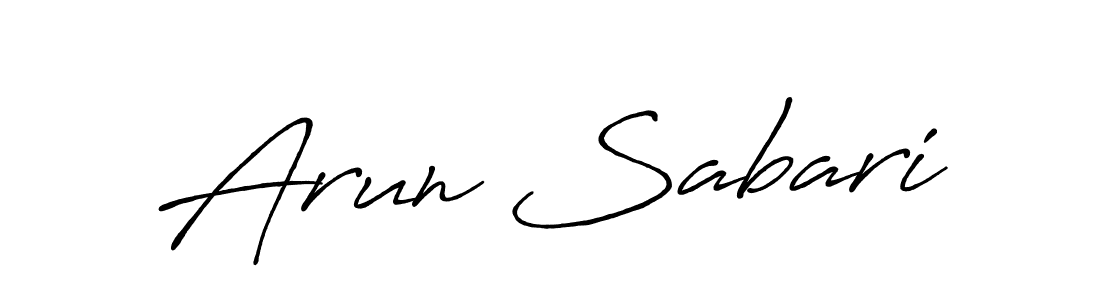 Antro_Vectra_Bolder is a professional signature style that is perfect for those who want to add a touch of class to their signature. It is also a great choice for those who want to make their signature more unique. Get Arun Sabari name to fancy signature for free. Arun Sabari signature style 7 images and pictures png