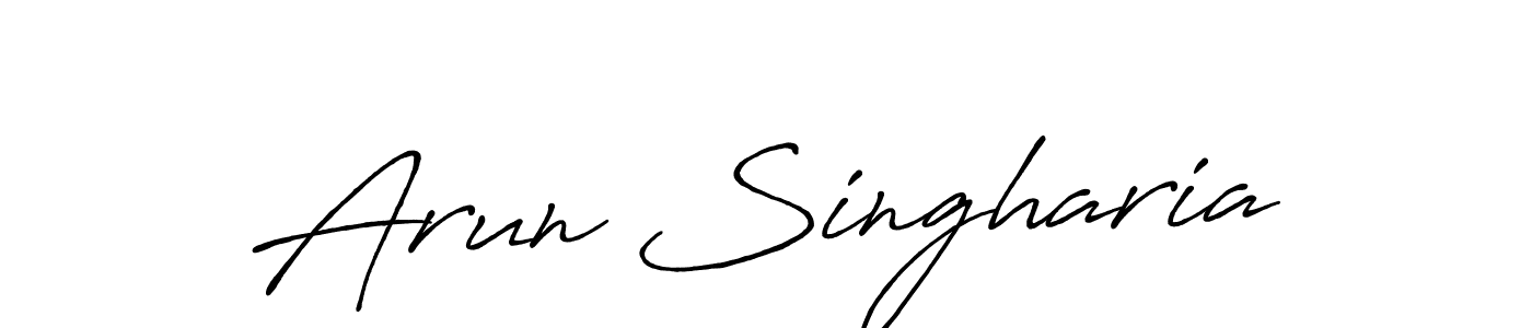 You can use this online signature creator to create a handwritten signature for the name Arun Singharia. This is the best online autograph maker. Arun Singharia signature style 7 images and pictures png
