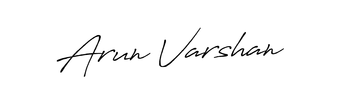 Make a short Arun Varshan signature style. Manage your documents anywhere anytime using Antro_Vectra_Bolder. Create and add eSignatures, submit forms, share and send files easily. Arun Varshan signature style 7 images and pictures png