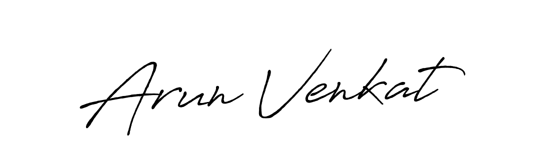 It looks lik you need a new signature style for name Arun Venkat. Design unique handwritten (Antro_Vectra_Bolder) signature with our free signature maker in just a few clicks. Arun Venkat signature style 7 images and pictures png