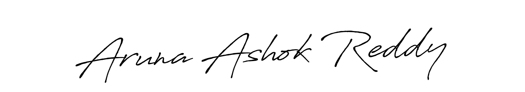 Make a beautiful signature design for name Aruna Ashok Reddy. Use this online signature maker to create a handwritten signature for free. Aruna Ashok Reddy signature style 7 images and pictures png