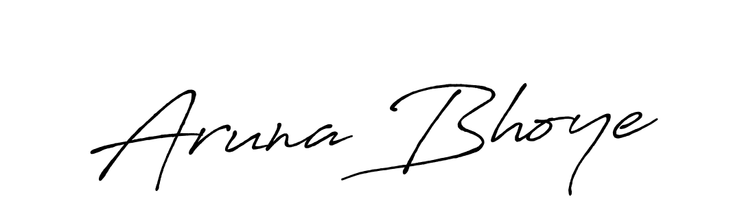 Also You can easily find your signature by using the search form. We will create Aruna Bhoye name handwritten signature images for you free of cost using Antro_Vectra_Bolder sign style. Aruna Bhoye signature style 7 images and pictures png