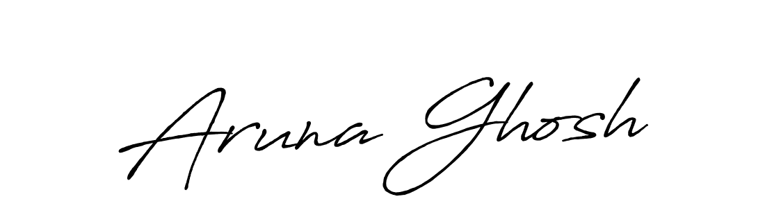 Design your own signature with our free online signature maker. With this signature software, you can create a handwritten (Antro_Vectra_Bolder) signature for name Aruna Ghosh. Aruna Ghosh signature style 7 images and pictures png