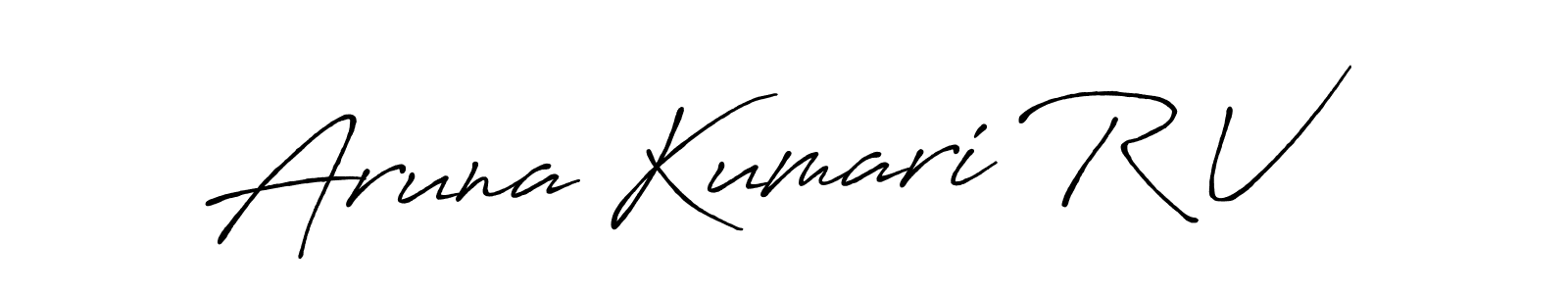 Also You can easily find your signature by using the search form. We will create Aruna Kumari R V name handwritten signature images for you free of cost using Antro_Vectra_Bolder sign style. Aruna Kumari R V signature style 7 images and pictures png