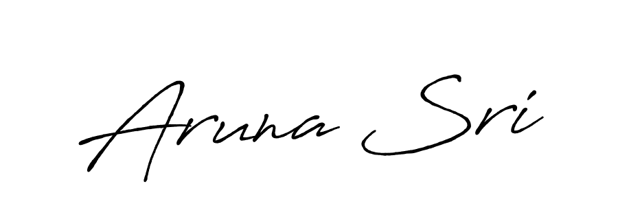 Also You can easily find your signature by using the search form. We will create Aruna Sri name handwritten signature images for you free of cost using Antro_Vectra_Bolder sign style. Aruna Sri signature style 7 images and pictures png
