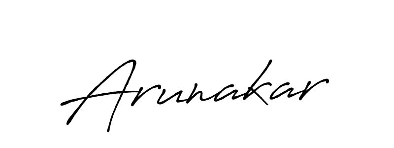 How to make Arunakar name signature. Use Antro_Vectra_Bolder style for creating short signs online. This is the latest handwritten sign. Arunakar signature style 7 images and pictures png