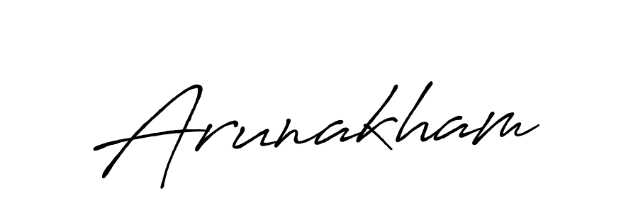 Design your own signature with our free online signature maker. With this signature software, you can create a handwritten (Antro_Vectra_Bolder) signature for name Arunakham. Arunakham signature style 7 images and pictures png
