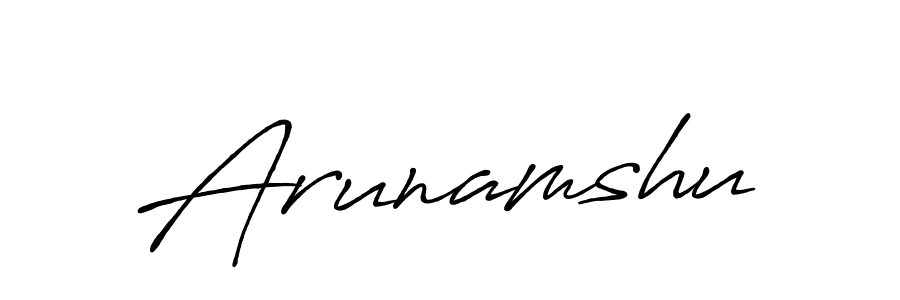Make a beautiful signature design for name Arunamshu. Use this online signature maker to create a handwritten signature for free. Arunamshu signature style 7 images and pictures png