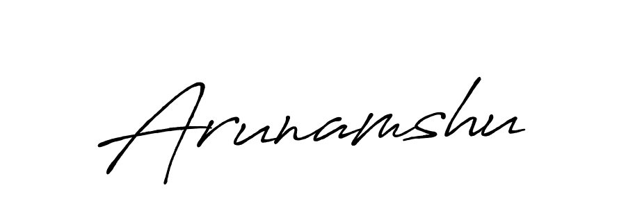 Make a beautiful signature design for name Arunamshu. Use this online signature maker to create a handwritten signature for free. Arunamshu signature style 7 images and pictures png