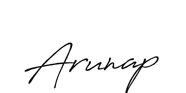 Create a beautiful signature design for name Arunap. With this signature (Antro_Vectra_Bolder) fonts, you can make a handwritten signature for free. Arunap signature style 7 images and pictures png