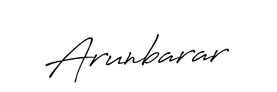 Create a beautiful signature design for name Arunbarar. With this signature (Antro_Vectra_Bolder) fonts, you can make a handwritten signature for free. Arunbarar signature style 7 images and pictures png