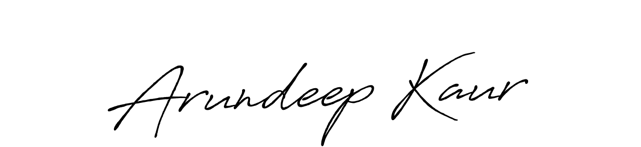 How to make Arundeep Kaur signature? Antro_Vectra_Bolder is a professional autograph style. Create handwritten signature for Arundeep Kaur name. Arundeep Kaur signature style 7 images and pictures png
