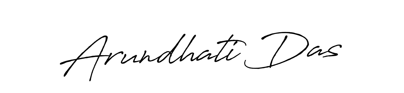 Create a beautiful signature design for name Arundhati Das. With this signature (Antro_Vectra_Bolder) fonts, you can make a handwritten signature for free. Arundhati Das signature style 7 images and pictures png