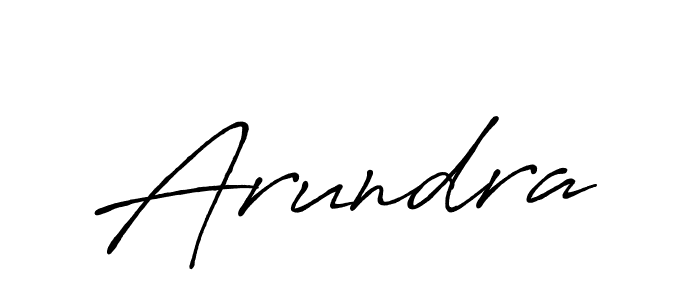 Create a beautiful signature design for name Arundra. With this signature (Antro_Vectra_Bolder) fonts, you can make a handwritten signature for free. Arundra signature style 7 images and pictures png