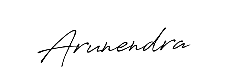 Also we have Arunendra name is the best signature style. Create professional handwritten signature collection using Antro_Vectra_Bolder autograph style. Arunendra signature style 7 images and pictures png