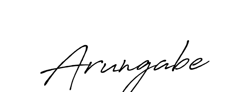 You should practise on your own different ways (Antro_Vectra_Bolder) to write your name (Arungabe) in signature. don't let someone else do it for you. Arungabe signature style 7 images and pictures png