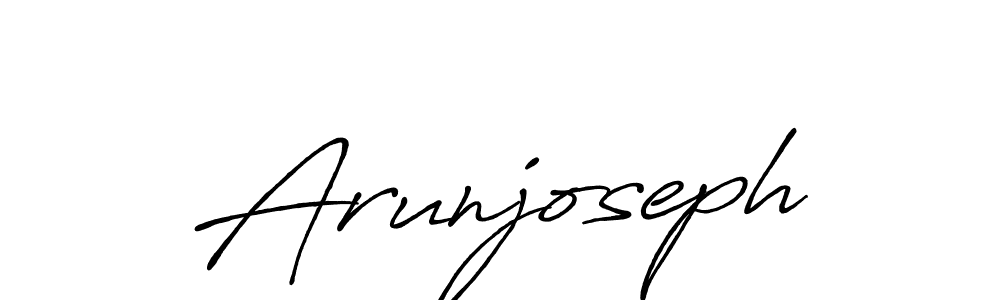 Also we have Arunjoseph name is the best signature style. Create professional handwritten signature collection using Antro_Vectra_Bolder autograph style. Arunjoseph signature style 7 images and pictures png