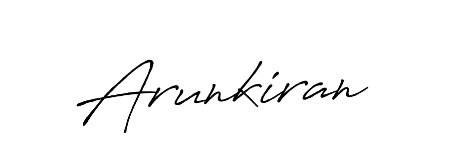 Make a beautiful signature design for name Arunkiran. Use this online signature maker to create a handwritten signature for free. Arunkiran signature style 7 images and pictures png