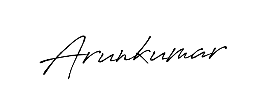 Arunkumar stylish signature style. Best Handwritten Sign (Antro_Vectra_Bolder) for my name. Handwritten Signature Collection Ideas for my name Arunkumar. Arunkumar signature style 7 images and pictures png