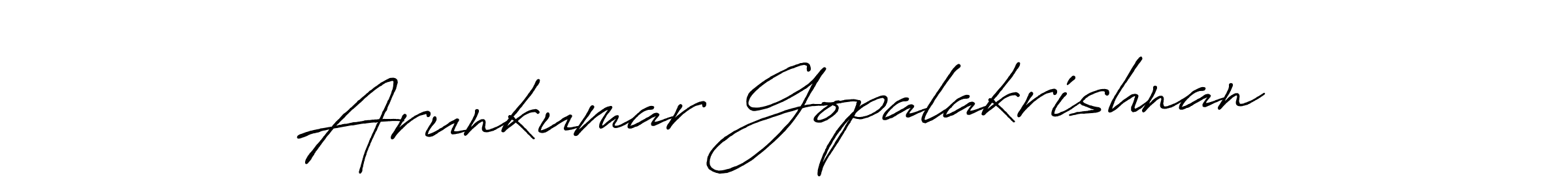 Also You can easily find your signature by using the search form. We will create Arunkumar Gopalakrishnan name handwritten signature images for you free of cost using Antro_Vectra_Bolder sign style. Arunkumar Gopalakrishnan signature style 7 images and pictures png