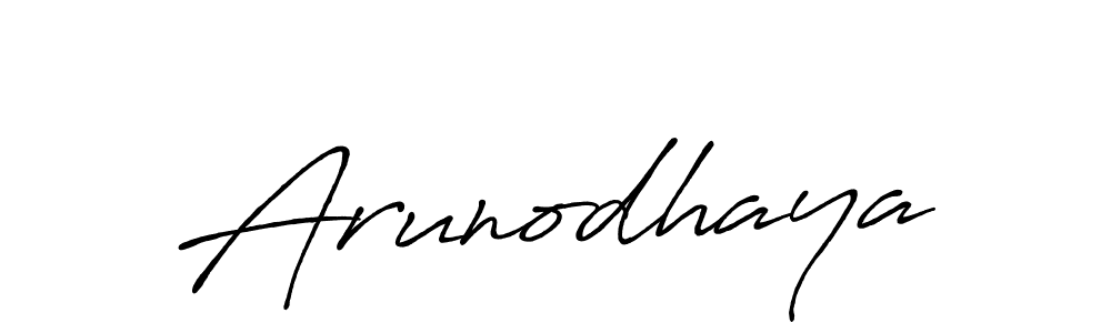 How to make Arunodhaya signature? Antro_Vectra_Bolder is a professional autograph style. Create handwritten signature for Arunodhaya name. Arunodhaya signature style 7 images and pictures png