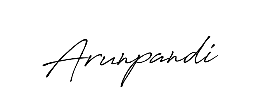 Make a beautiful signature design for name Arunpandi. Use this online signature maker to create a handwritten signature for free. Arunpandi signature style 7 images and pictures png