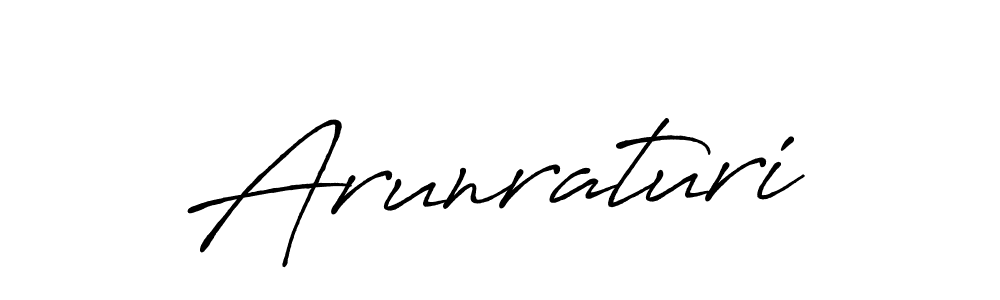 You should practise on your own different ways (Antro_Vectra_Bolder) to write your name (Arunraturi) in signature. don't let someone else do it for you. Arunraturi signature style 7 images and pictures png