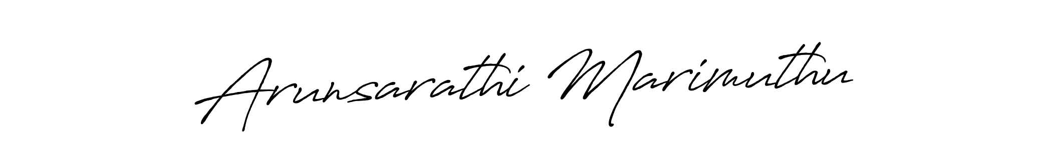 if you are searching for the best signature style for your name Arunsarathi Marimuthu. so please give up your signature search. here we have designed multiple signature styles  using Antro_Vectra_Bolder. Arunsarathi Marimuthu signature style 7 images and pictures png