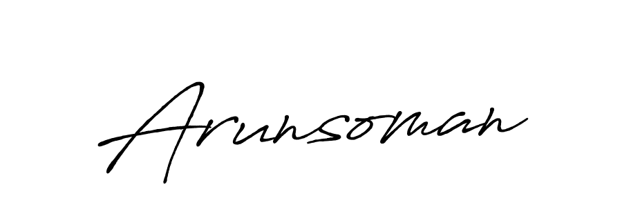 if you are searching for the best signature style for your name Arunsoman. so please give up your signature search. here we have designed multiple signature styles  using Antro_Vectra_Bolder. Arunsoman signature style 7 images and pictures png