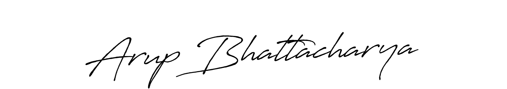 Use a signature maker to create a handwritten signature online. With this signature software, you can design (Antro_Vectra_Bolder) your own signature for name Arup Bhattacharya. Arup Bhattacharya signature style 7 images and pictures png