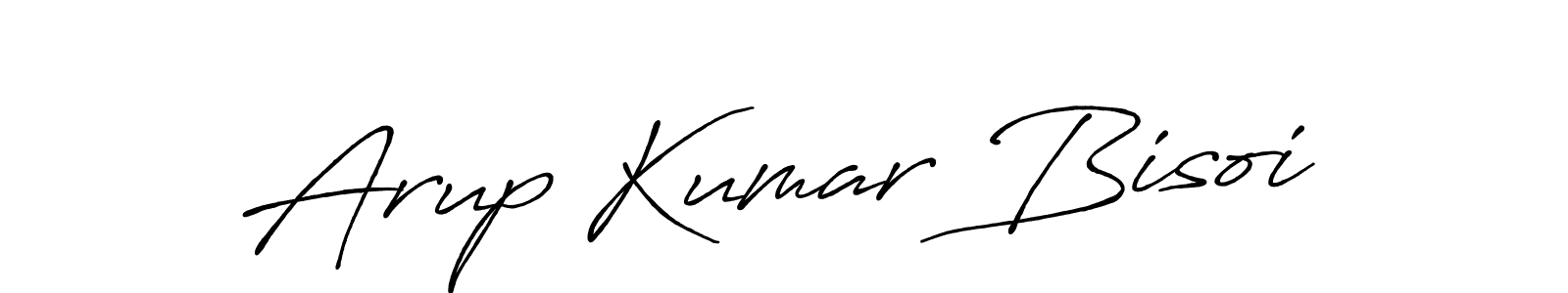 How to make Arup Kumar Bisoi name signature. Use Antro_Vectra_Bolder style for creating short signs online. This is the latest handwritten sign. Arup Kumar Bisoi signature style 7 images and pictures png