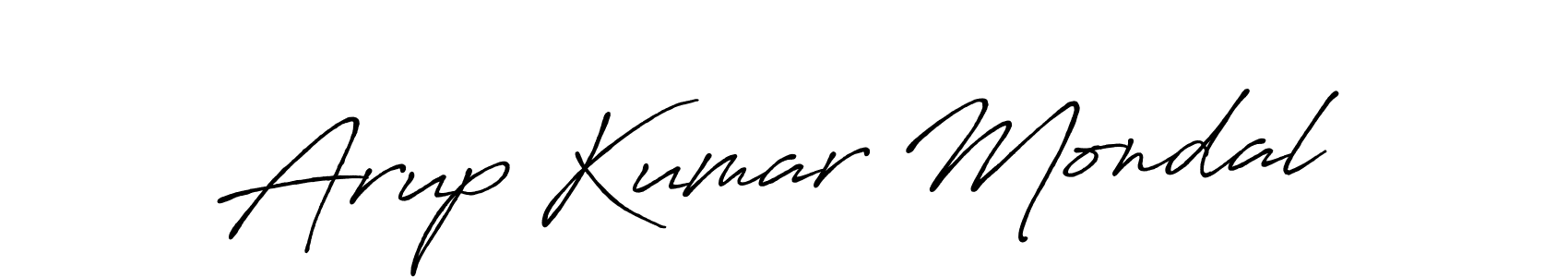 The best way (Antro_Vectra_Bolder) to make a short signature is to pick only two or three words in your name. The name Arup Kumar Mondal include a total of six letters. For converting this name. Arup Kumar Mondal signature style 7 images and pictures png