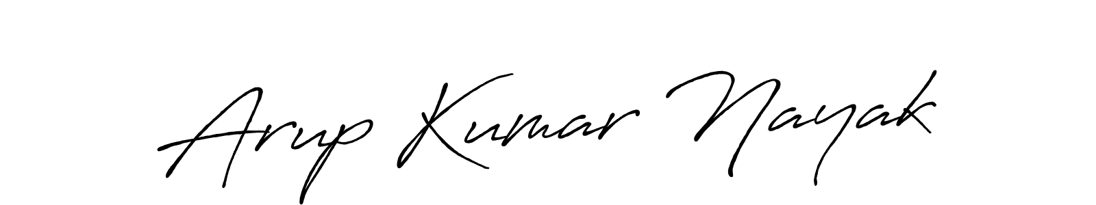 Also we have Arup Kumar Nayak name is the best signature style. Create professional handwritten signature collection using Antro_Vectra_Bolder autograph style. Arup Kumar Nayak signature style 7 images and pictures png